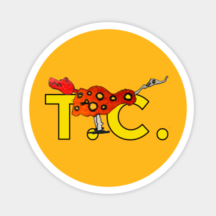 T.C. The T-Rex from Beautiful Weirdos Magnet